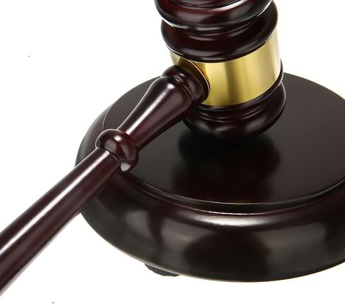 TRINKA "نعم النشط" خشبي يدوي الصنع الخشب غافل صوت بلوك للمحامين القاضية البيع in Kuwait