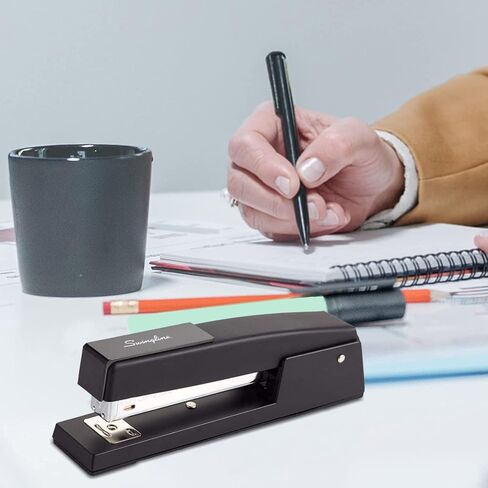 Stapler Value Pack Includes 2 Staplers for Desk, 2 Pk. Staples - 1/4'' Staples Standard, 2 Black Staplers Office Heavy Duty Classic Stapler Great for Office and Home Use in Kuwait