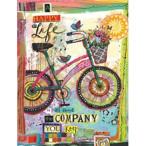 Lang Flower Jars Address Book by Susan Winget, 7.56"x8.5" (1013239)