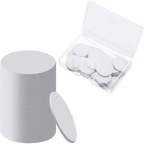 100 PCS NFC Tags, NTAG215 Round NFC Tag, 25mm (1 inch) 504 Bytes Blank Labeling Tags, Compatible with TagMo Amiibo and NFC-Enabled Mobile Phones & Devices in Saudi Arabia