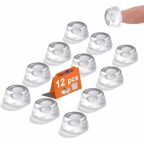 Wall Protectors from Door Knobs 12PCS, Door Knob Wall Protector, Door Stoppers for Wall, Door Stoppers Wall Protector, Door Handle Stopper, Rubber Door Bumper in Saudi Arabia