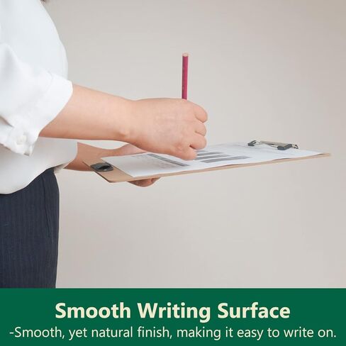 حافظة مع حامل أقلام، ألواح خشبية معاد تدويرها، حجم الحروف، (عبوتان)، حافظة خشبية صلبة، ألواح مشبكية منخفضة للفصول الدراسية والمكاتب والمطاعم والممرضات والطلاب. in Kuwait