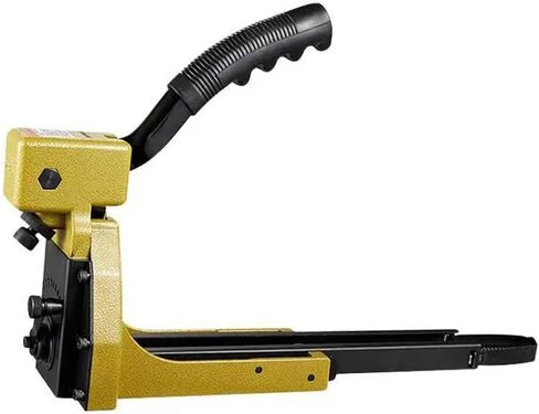 Manual Carton Closing Stapler Carton Stapler Machine Corrugated Carton Staple Gun Sealing Packing Machine Strapping Tool for Carton Package 6 Gauge, 1-3/8-Inch Crown, 3/4-Inch Length Carton Staples in Kuwait