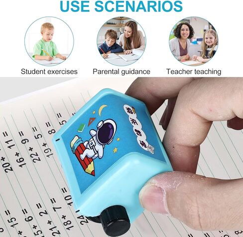 ختم تعليمي رقمي ببكرة دوارة للجمع والطرح: ضمن 100 سؤال لممارسة الرياضيات لمرحلة ما قبل المدرسة ورياض الاطفال ومستلزمات التعليم المنزلي (جميع الحسابات) in Kuwait