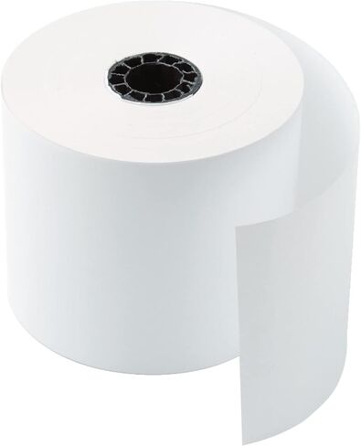 Office Depot Single-Ply Paper Rolls, 2 1/4in. x 130ft, White, Pack of 12, 108862 in Saudi Arabia