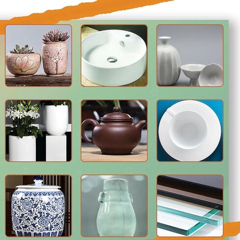 Ceramic Glue, 30g Glue for Porcelain and Pottery Repair, Instant Strong Glue for Pottery, Porcelain, Glass, Plastic, Metal, Rubber and DIY Craft in Kuwait