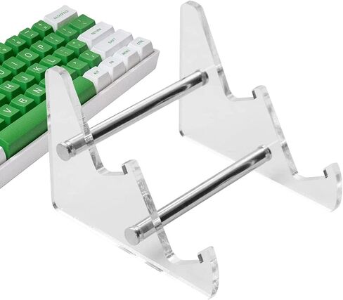 حامل تخزين لوحة المفاتيح الميكانيكية من الأكريليك من Naysku، حامل عرض لوحة المفاتيح، رف حامل من الأكريليك الشفاف، صينية تخزين لوحات مفاتيح الكمبيوتر لـ in Kuwait