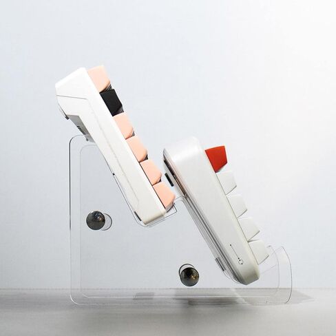 حامل تخزين لوحة المفاتيح الميكانيكية من الأكريليك من Naysku، حامل عرض لوحة المفاتيح، رف حامل من الأكريليك الشفاف، صينية تخزين لوحات مفاتيح الكمبيوتر لـ in Kuwait