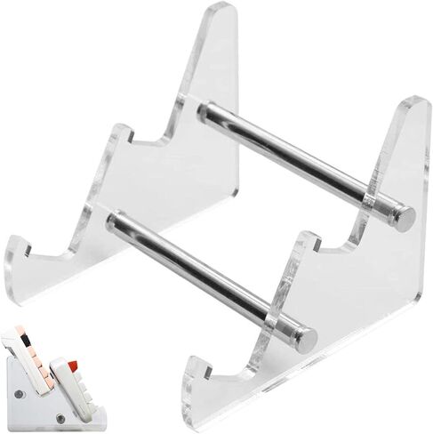 حامل تخزين لوحة المفاتيح الميكانيكية من الأكريليك من Naysku، حامل عرض لوحة المفاتيح، رف حامل من الأكريليك الشفاف، صينية تخزين لوحات مفاتيح الكمبيوتر لـ in Kuwait