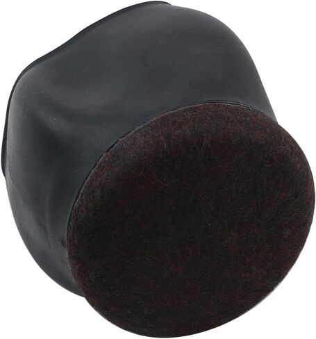 Crapyt 5 PCS Felt Furniture Caster Cups 1.97"×2.32"×2.68" Chair Wheel Stopper Black Office Chair Wheel Stopper Wheel Cups for Office Pulleys/Stroller Pulleys/Rack Pulleys, etc in Saudi Arabia