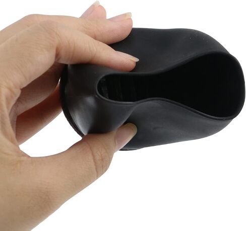 Crapyt 5 PCS Felt Furniture Caster Cups 1.97"×2.32"×2.68" Chair Wheel Stopper Black Office Chair Wheel Stopper Wheel Cups for Office Pulleys/Stroller Pulleys/Rack Pulleys, etc in Saudi Arabia