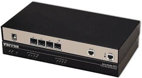 Patton Electronics - SN4970/4E48VR/EUI - 4 بوابة T1/E1 PRI VoIP، 1x GigEthernet، 48 قناة VoIP؛ قابلة للترقية إلى 60، فايلوف in Saudi Arabia