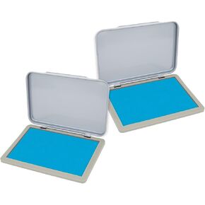 Plastic Case Stamp Pad Large Size, Pink Color - Size: 4" x 7" - Choose from 15 Ink Colors in Saudi Arabia