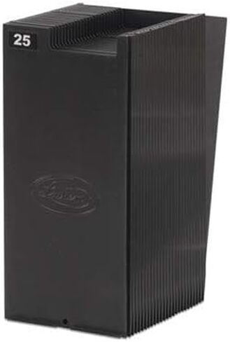 Lathem Time 257EX Expandable Time Card Rack, 25-Pocket, Holds 7" Cards, Plastic, Black in Kuwait