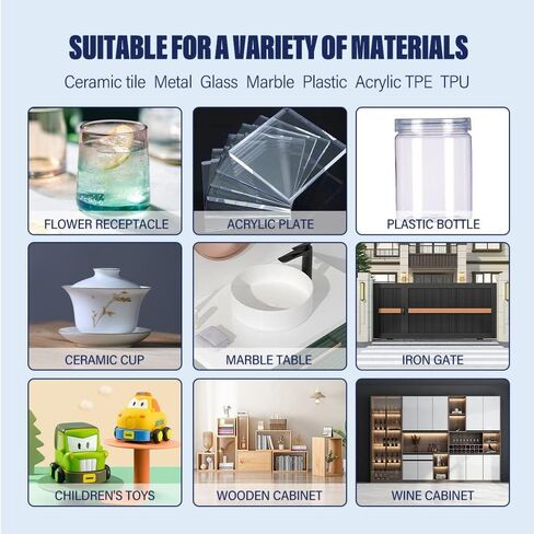 20g Ceramic Glue, Glue for Glass, Super Glue All Purpose Adhesive, Instantly Strong Adhesive for bonding Ceramic, Glass, Pottery, Porcelain, Mug, Tile, Metal, Leather, Plastic, Rubber,etc in Kuwait