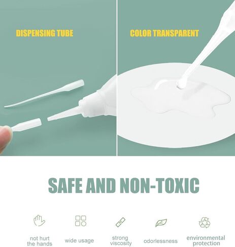 20g Ceramic Glue, Glue for Glass, Super Glue All Purpose Adhesive, Instantly Strong Adhesive for bonding Ceramic, Glass, Pottery, Porcelain, Mug, Tile, Metal, Leather, Plastic, Rubber,etc in Kuwait