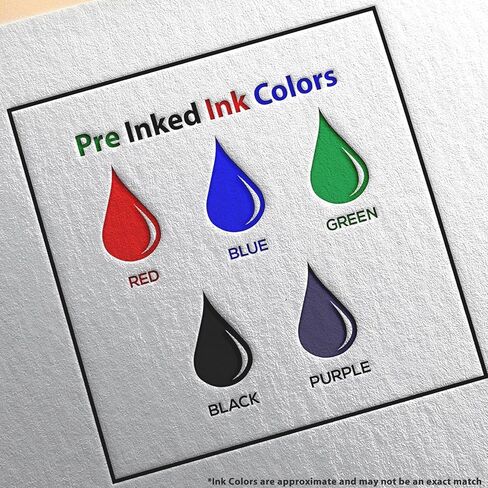 Self-Inking Great Work You Rule Stamp, Teacher Desk Supplies, Up to 5K Impressions, Available in 11 Ink Colors, Reinkable, Easy Press and Print Stamping, Size Approx 1/2" x 1-1/2" in Kuwait