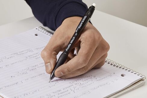 مجموعة أقلام رصاص ميكانيكية من Paper Mate Profile Mech، 0.7 مم 2 قلم رصاص، رائعة للاستخدام في المنزل والمدرسة والمكتب، ألوان أسطوانية متنوعة، 8 قطع in Saudi Arabia