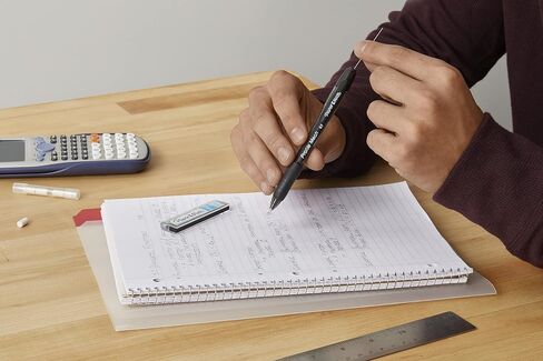 مجموعة أقلام رصاص ميكانيكية من Paper Mate Profile Mech، 0.7 مم 2 قلم رصاص، رائعة للاستخدام في المنزل والمدرسة والمكتب، ألوان أسطوانية متنوعة، 8 قطع in Saudi Arabia