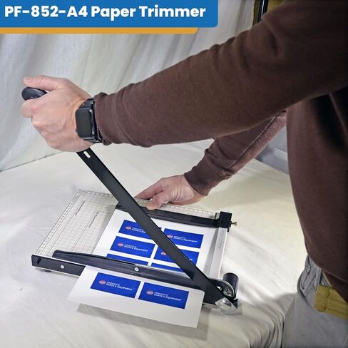 ماكينة تشذيب الورق PPE PrintFinish بسعة 10 إلى 12 ورقة، جيدة للمكتب أو المدرسة أو الأعمال، الحد الأقصى لحجم القطع (12.5) (12.5 × 9.8) in Kuwait