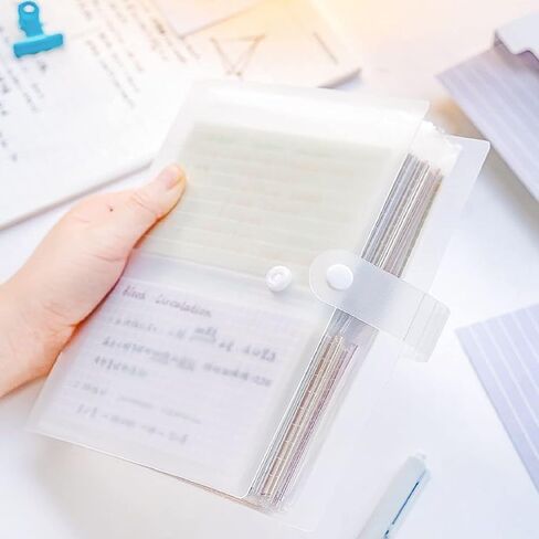 Business Card Holder Book,3 x 5'' Index Cards Holder Clear Plastic Organizer Pouches Book Credit Card Organizer Binder 80 High Capacity Portable Index Cards Sleeve Storage Protector for Men & Women in Kuwait