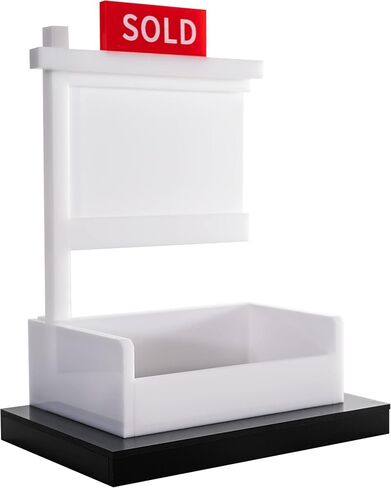 YTTYXGS Real Estate Business Card Holder Display,Business Card Holder for Desk,Office Reception Tabletop Business Card Holder Stand- Holds 3.5 x 2 inch Cards in Saudi Arabia