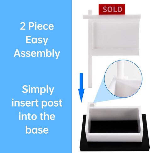 YTTYXGS Real Estate Business Card Holder Display,Business Card Holder for Desk,Office Reception Tabletop Business Card Holder Stand- Holds 3.5 x 2 inch Cards in Saudi Arabia