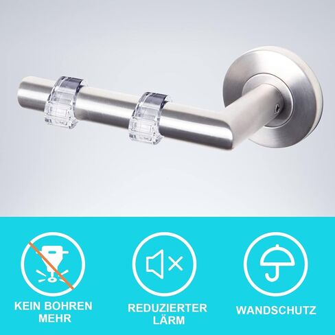 Transparent Single Circle Door Stopper for Door Handle Door Handle and Window Handle Stop Damper Protection for Walls and Furniture in Saudi Arabia
