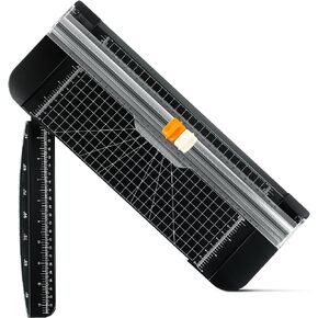 25 ورقة من CreGear باللون الأبيض مقاس 8.5 × 11 وقاطعة ورق مقاس 12 بوصة مع شفرة تسجيل in Kuwait