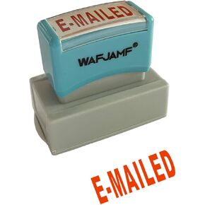 WAFJAMF Return to Sender not at This Address–Information Stamps Self Inking Rubber Stamp Red Ink Message Stamp-Medium