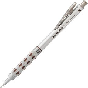 Pentel GraphGear 1000 Mechanical Pencil, (0.5mm) Point Size, Black Barrel, 1 Each (PG1015A)