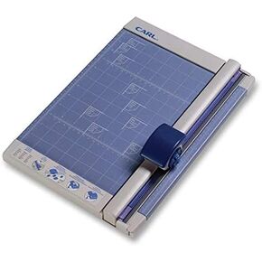 Carl Manufacturing 12200 Rotary Trimmer 12-Inch 10 Sht Cap. 10-1/4-Inch X12-Inch X3/4-Inch Gy in Kuwait