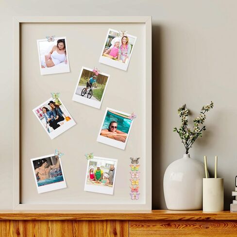 12 قطعة من دبابيس دفع الفراشة من ZELARO، دبابيس إبهام مزخرفة من الأكريليك، دبابيس دفع ملونة لطيفة للوحة الفلين، لوحة الإعلانات، الخريطة، جدار الصور in Kuwait