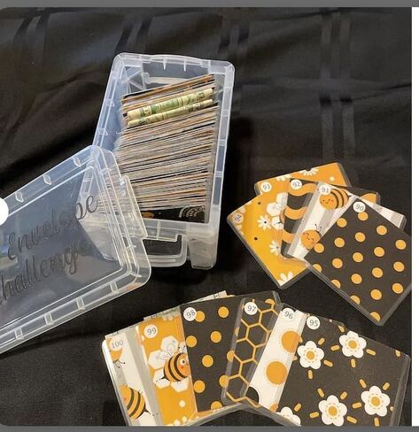 مجموعة صناديق تحدي 100 ظرف، مجموعة تحدي توفير المال لتوفير 5050 دولارًا في 100 يوم، كتاب مخطط الميزانية لوضع الميزانية in Kuwait