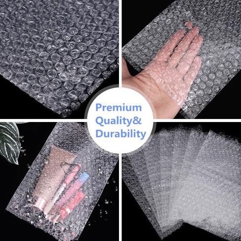 13x17 inch Clear Bubble Out Bags,15Pcs Large Bubble Pouches Bag Double Walled Bubble Cushioning Bags for Moving and Storage, Shipping and Packing Supplies for Dishes Glasses Plates in Saudi Arabia