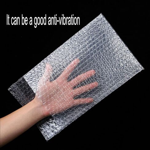 13x17 inch Clear Bubble Out Bags,15Pcs Large Bubble Pouches Bag Double Walled Bubble Cushioning Bags for Moving and Storage, Shipping and Packing Supplies for Dishes Glasses Plates in Saudi Arabia
