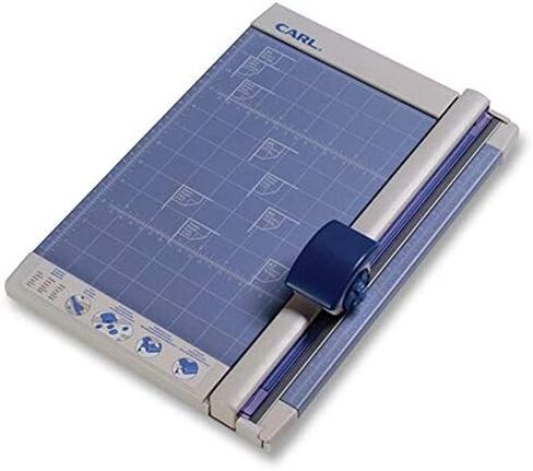 Carl Manufacturing 12200 Rotary Trimmer 12-Inch 10 Sht Cap. 10-1/4-Inch X12-Inch X3/4-Inch Gy in Kuwait