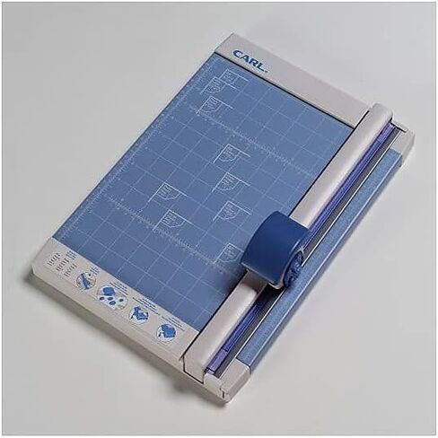 Carl Manufacturing 12200 Rotary Trimmer 12-Inch 10 Sht Cap. 10-1/4-Inch X12-Inch X3/4-Inch Gy in Kuwait