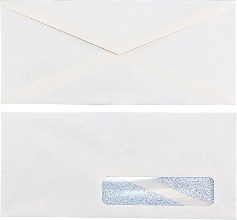 Iconikal No. 10 Right Window Security Envelope, White, 24lb, 500-Count in Saudi Arabia