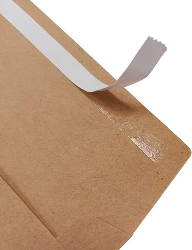مظاريف دعوة Gooline Kraft Brown A6، 100 حزمة 4.75 × 6.5 بوصة مغلفات ذاتية الغلق سريعة، لحفلات الزفاف، والتخرج، وحفلات استقبال المولود الجديد، وبطاقات المعايدة in Kuwait
