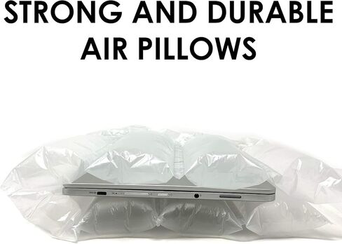 Innovative Haus 50 Count 4x8 Air Pillows for Filling Void in Package. Cushioning Stuffer for Shipping and Packaging. Great Packing Supplies Alternative to Peanuts, Foam, and Paper. in Kuwait