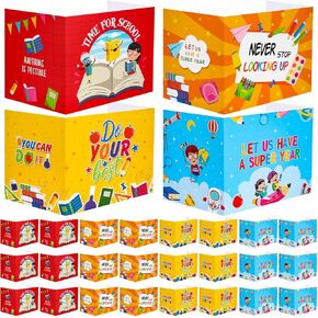 36 Pcs Desk Dividers Privacy Boards for Student Classroom Privacy Folders for Student Desks Study Carrels Reduces Distractions for School Student Tests, 15.76 x 13.3 x 11.8 inches (Colorful Style)