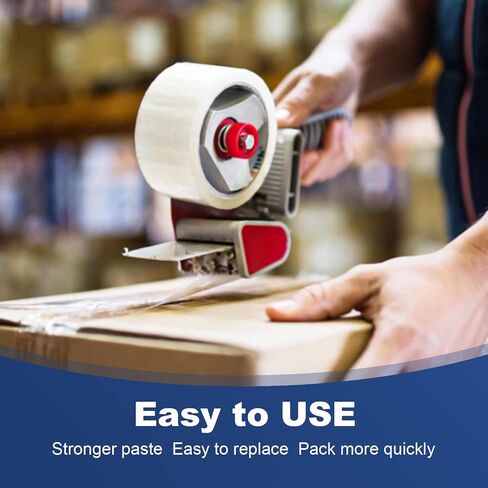 STARRYKYO Strong Adhesive Clean Packing Tape for Shipping Packaging Moving Sealing, Single Roll Heavy Duty Tape for Multipurpose, 1.88 Inches 65 Yards Per Roll (1) in Saudi Arabia