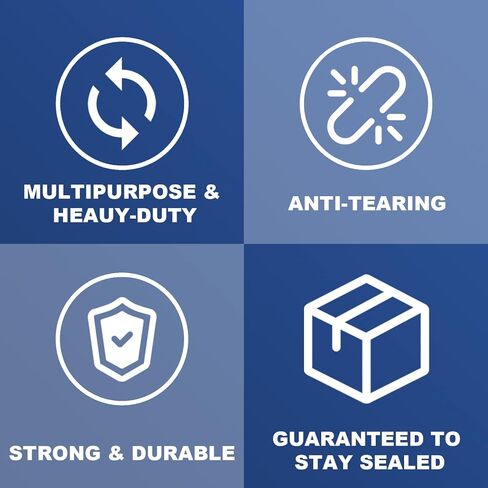STARRYKYO Strong Adhesive Clean Packing Tape for Shipping Packaging Moving Sealing, Single Roll Heavy Duty Tape for Multipurpose, 1.88 Inches 65 Yards Per Roll (1) in Saudi Arabia