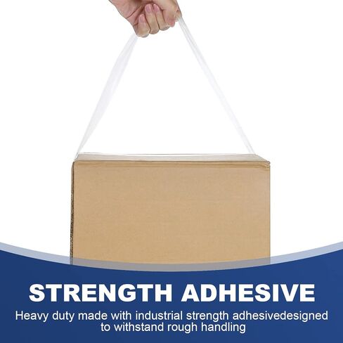 STARRYKYO Strong Adhesive Clean Packing Tape for Shipping Packaging Moving Sealing, Single Roll Heavy Duty Tape for Multipurpose, 1.88 Inches 65 Yards Per Roll (1) in Saudi Arabia