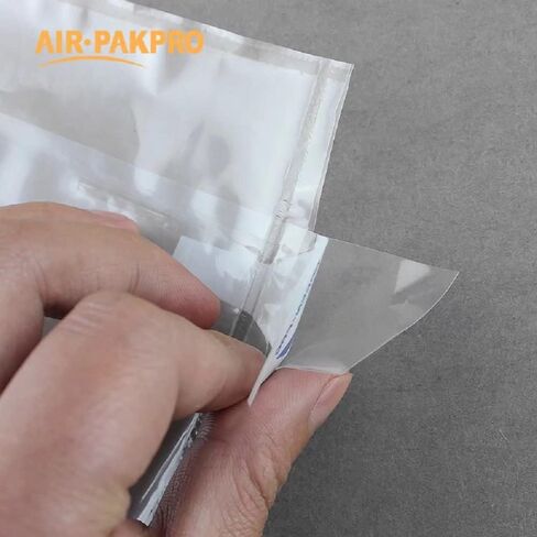 100 عبوة، مضخة يدوية مجانية AIR PAKPRO مقاس 5.9x9.8 بوصة من البلاستيك الشفاف قابلة للنفخ أكياس تغليف الهواء وسائد هوائية وأكياس عازلة وحشوة فارغة للشحن والتعبئة، VFC1525 in Kuwait