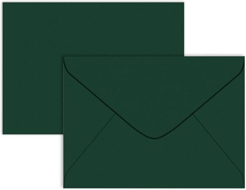 ASSTAONO-A7 Envelopes Green,100 Pack 5x7 Green Envelopes V Flap,Invitation Envelopes for 5x7 Cards,Photos,Wedding,Graduation,Birthday,Baby Shower,5.25 x 7.25 Inches in Saudi Arabia