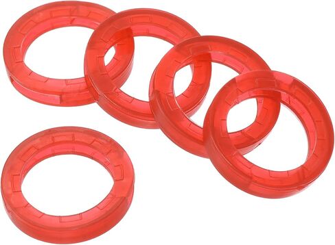 PATIKIL Key Caps Covers Rings, 5 Pack 0.9" Keys Identifiers Covers Coding Tags Marker Round Silicone Sleeve for Office House Apartment, Black in Kuwait