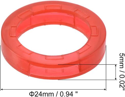 PATIKIL Key Caps Covers Rings, 5 Pack 0.9" Keys Identifiers Covers Coding Tags Marker Round Silicone Sleeve for Office House Apartment, Black in Kuwait