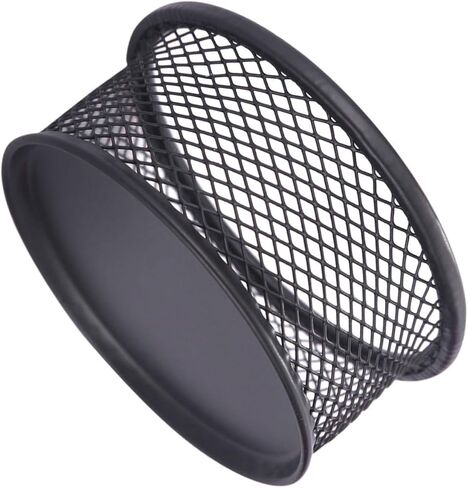 LIGHTAOTAO صندوق مشبك ورق حامل حامل مشبك ورق لموزع شبكة المكتب لموزعات شبكة مشبك الورق سطح المكتب الأسود حامل القلم المعدني الحديدي للمكتب حامل مشبك الورق سلة تخزين مشبك الورق in Kuwait